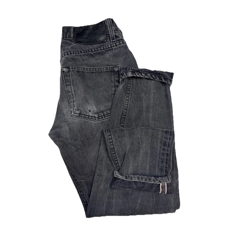 Naked & Famous Denim Easy Guy Grey Jeans Selvedge 28X30 Made in Canada